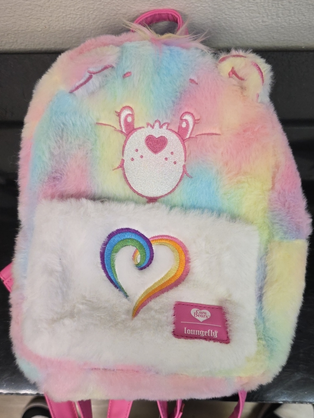 Loungefly Care Bears Togetherness Bear Plush Mini Backpack